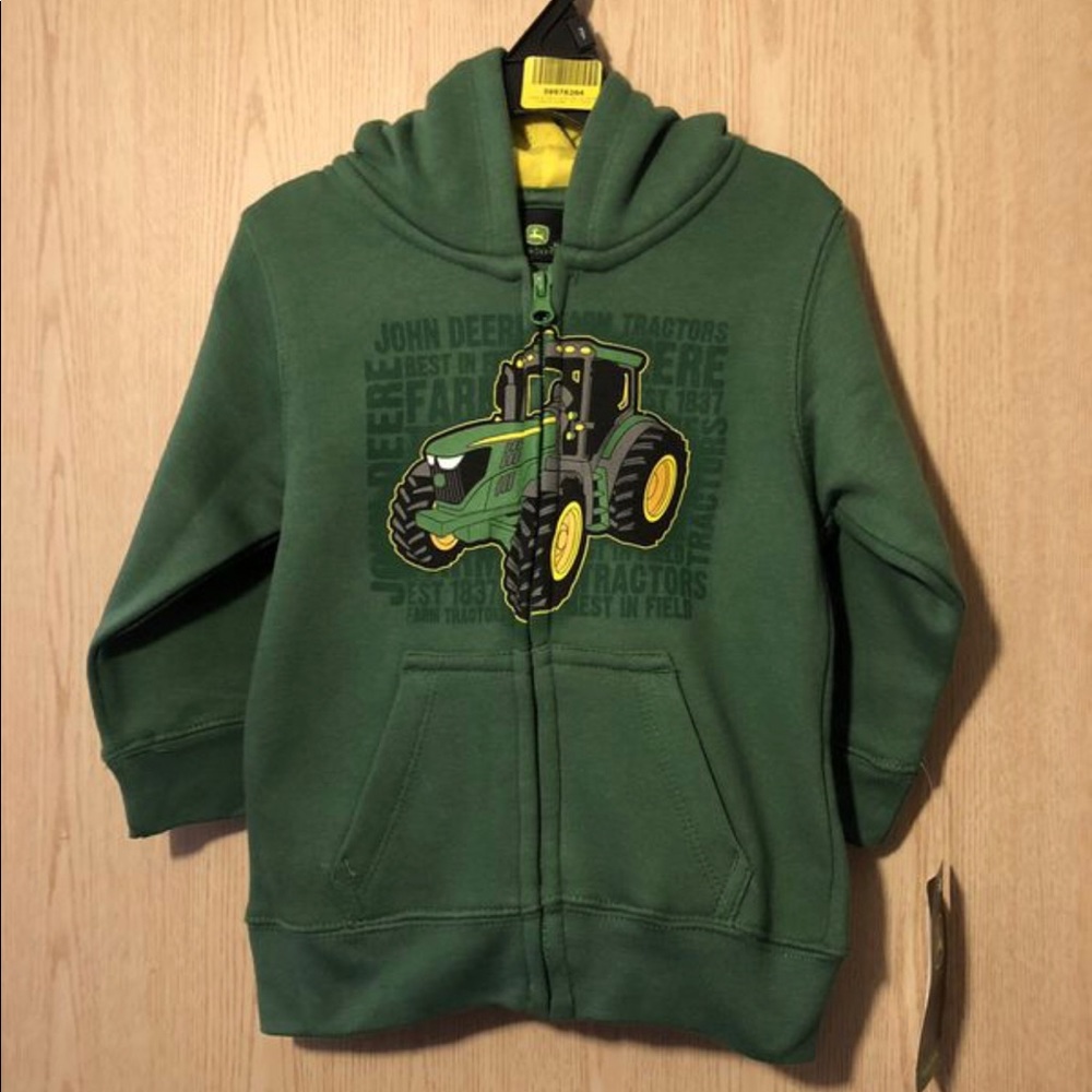 John deer zip up jacket
